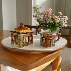 Cottage Ware Sugar and Creamer